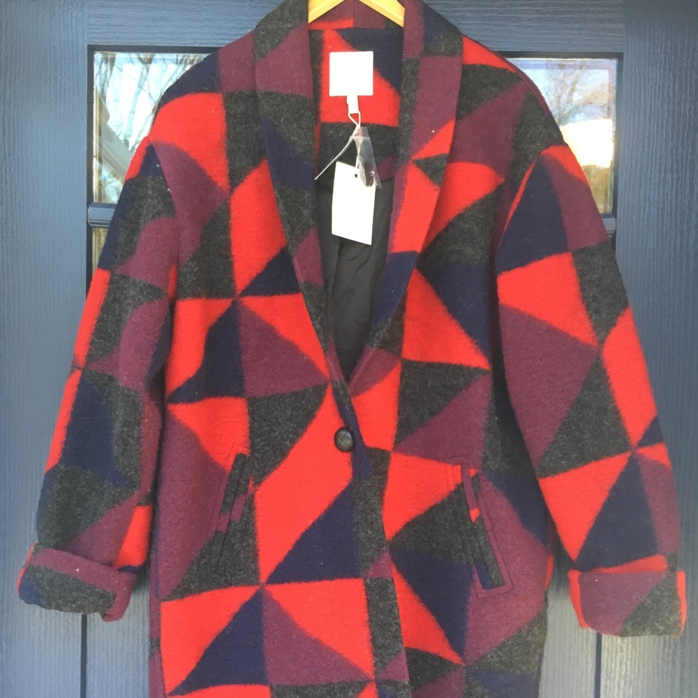 Joie Halona Wool Blanket Coat